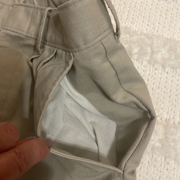 George khaki pants boys size 14 polyester cotton blend tan beige school uniform - Picture 4 of 11